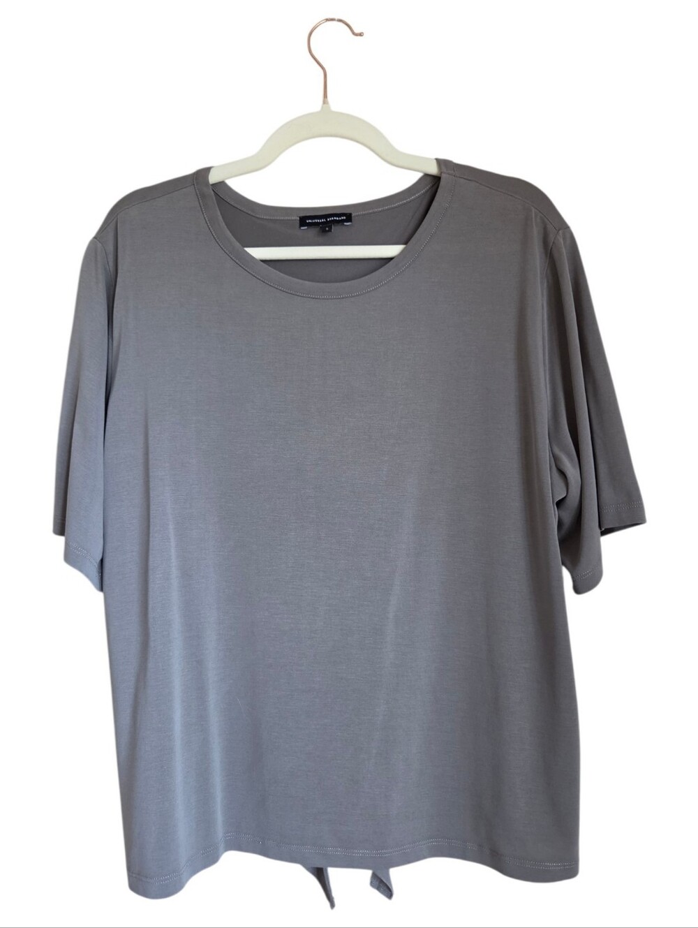 universal standard tee-rex split back tie accent top size S (14)
